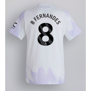 Fotbalové Dres Manchester United Bruno Fernandes #8 Venkovní Oblečení 2025-26 Krátký Rukáv